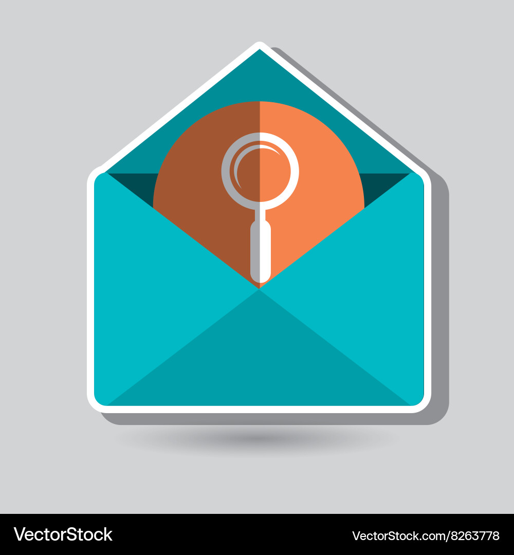 Message icon design vector image