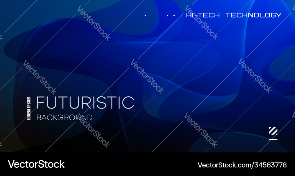 Simple fluid color gradient abstract background Vector Image