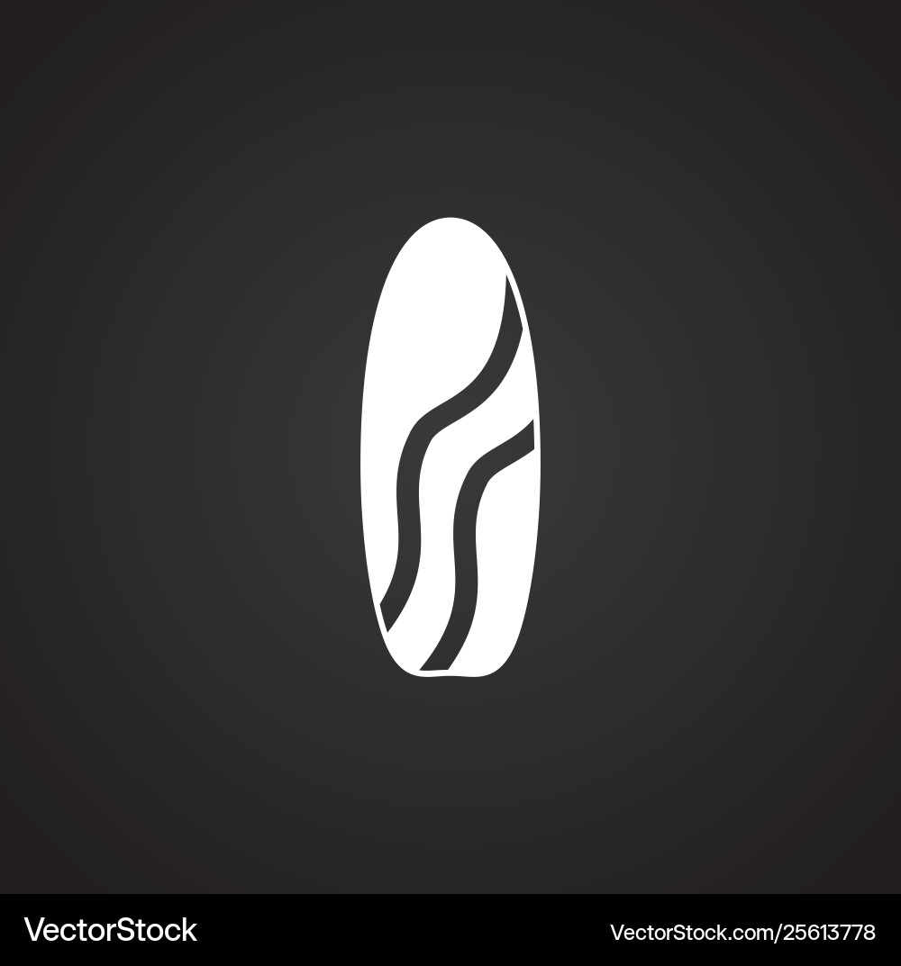 Surfboard icons on background for graphic and web Surfboard icons on background for graphic and web vector image