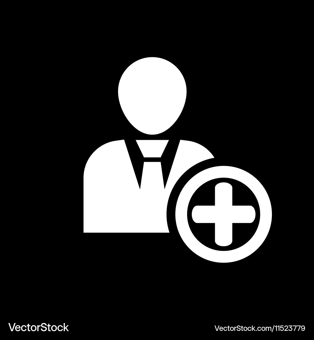 Add user icon friend and avatar symbol Vector Image