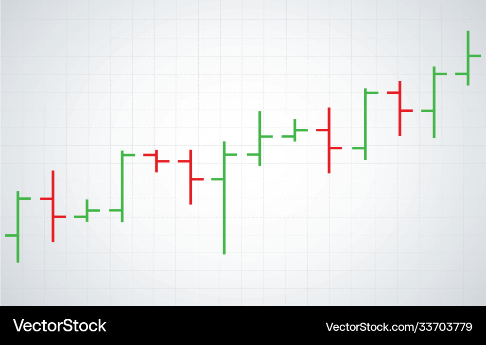 Bar chart graph background Bar chart graph background vector image