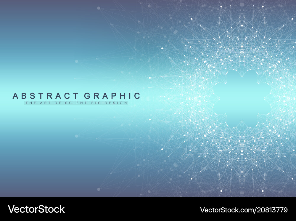 Big data visualization graphic abstract Big data visualization graphic abstract vector image