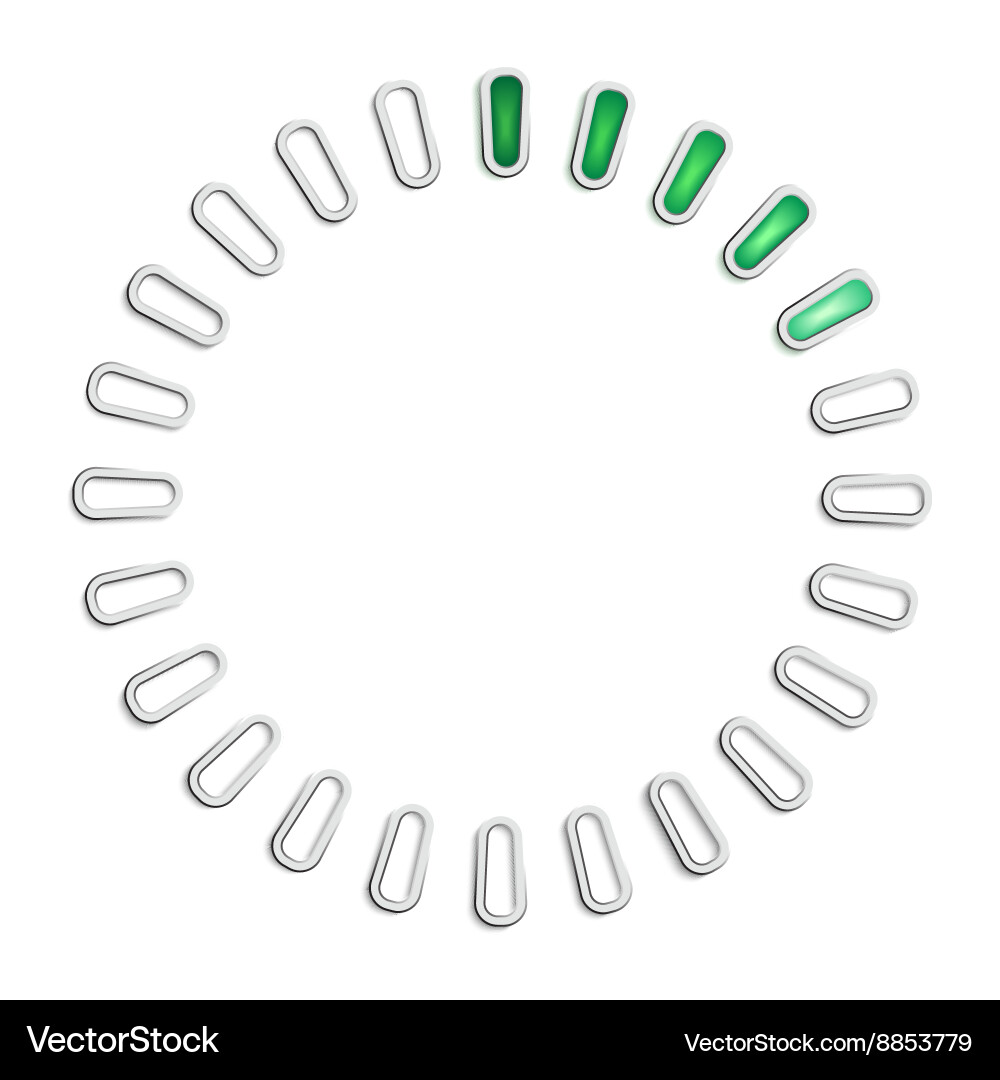 Circular Loading Indicator Vektorbild