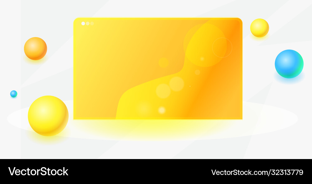 Modern Empty Web Browser Window vector image