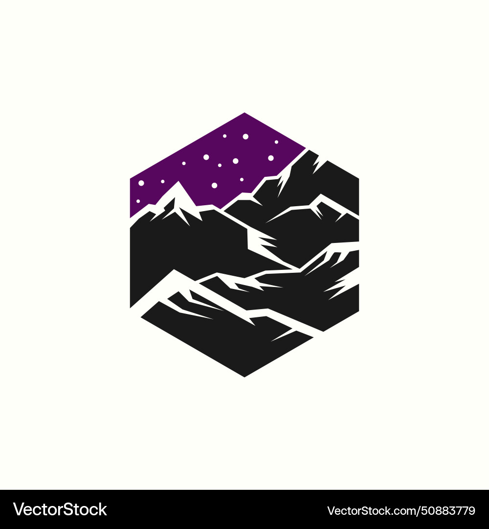 Mountain logo Royalty Free Vector Image - VectorStock