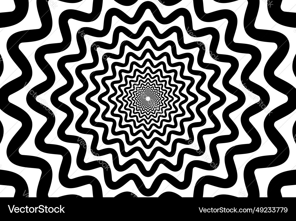 Starburst abstract psychedelic background vector image