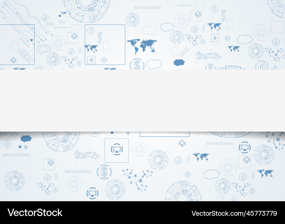 Tech engineering drawing abstract background Tech engineering drawing abstract background vector image