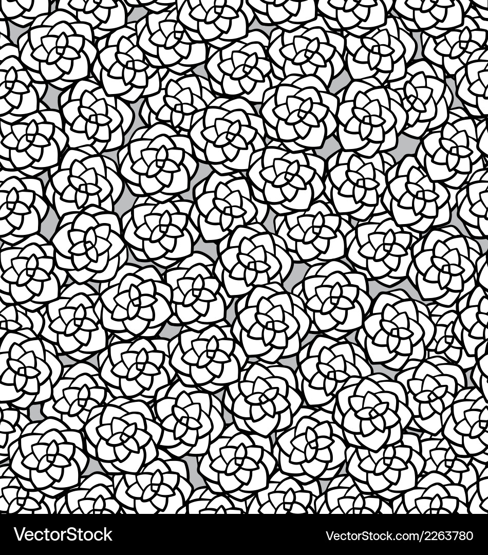 Pinecone seamless pattern Vector Image