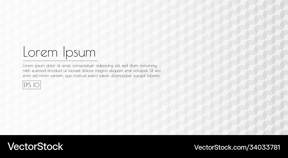 Cube pattern white background minimal design Cube pattern white background minimal design vector image