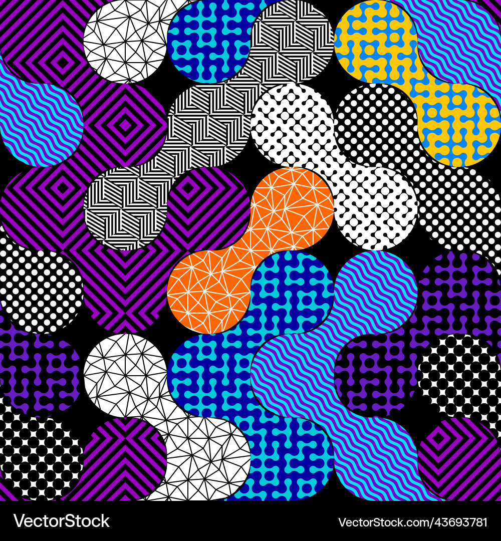 Geometric abstract pattern intersection style Geometric abstract pattern intersection style vector image
