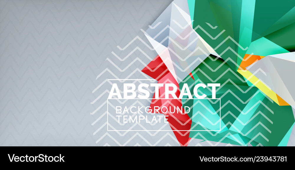 Low poly design 3d triangular shape background Low poly design 3d triangular shape background Vector Image