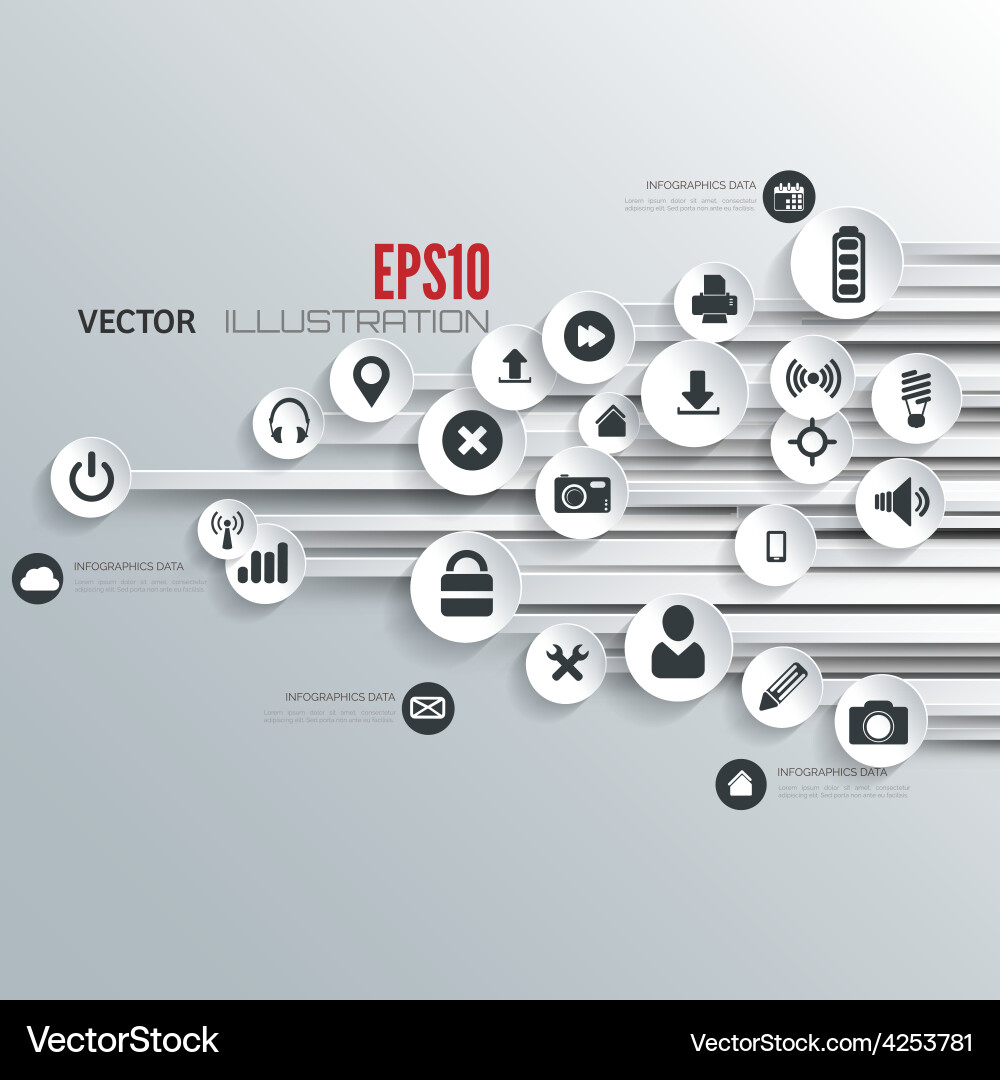 Modern Cloud Computing Background vector image