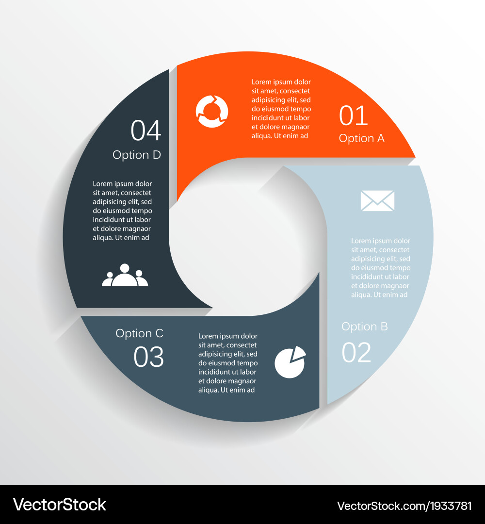 Option Layout - Steps & Processes vector image