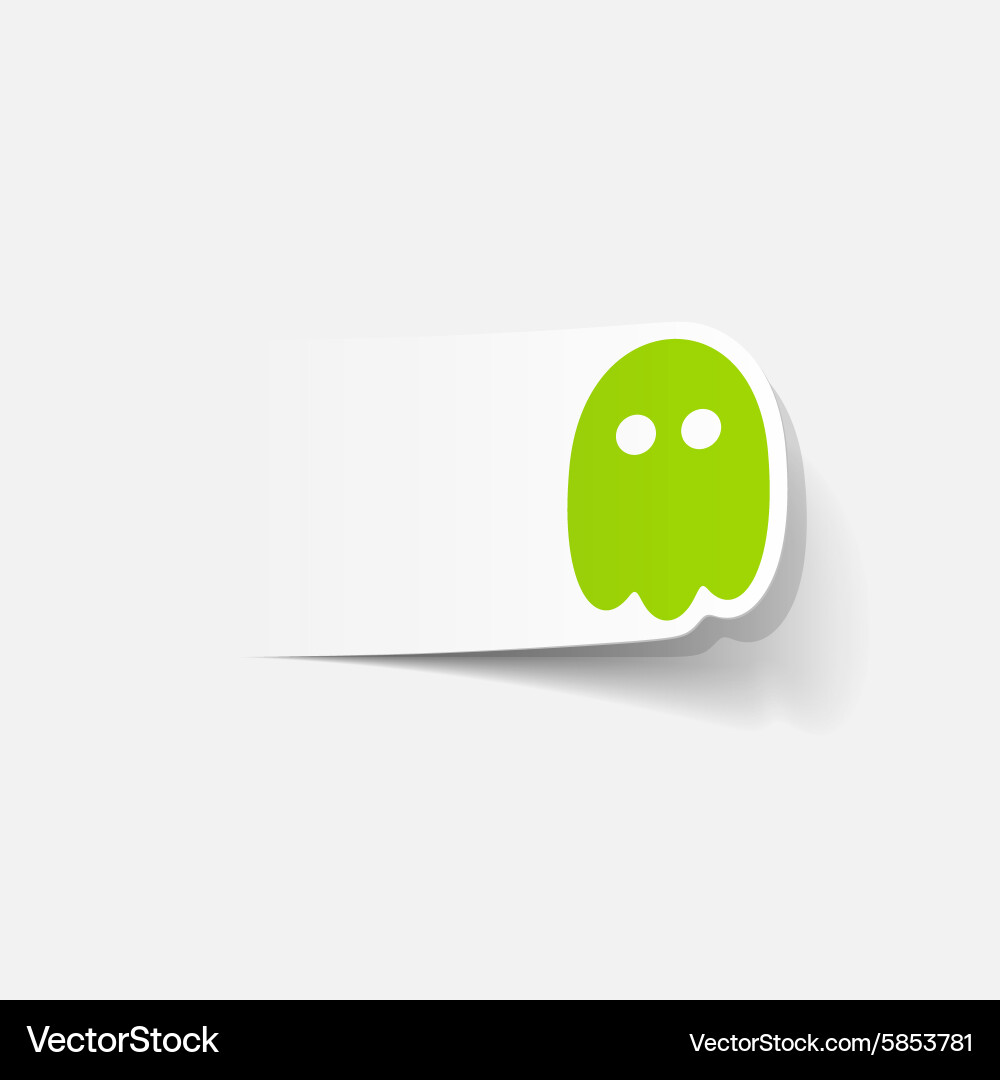 Realistic design element ghost Vector Image