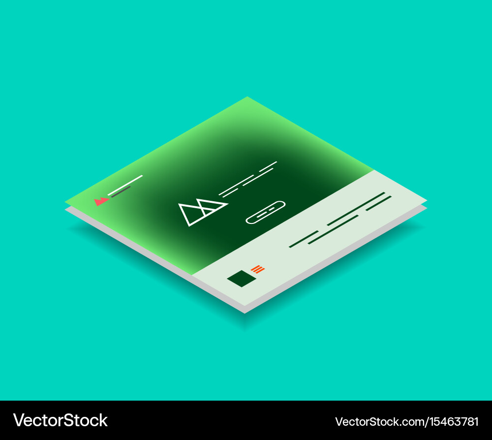 Web site page design development concept Vector Image