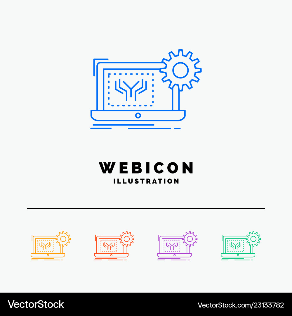 Blueprint circuit electronics engineering Blueprint circuit electronics engineering vector image