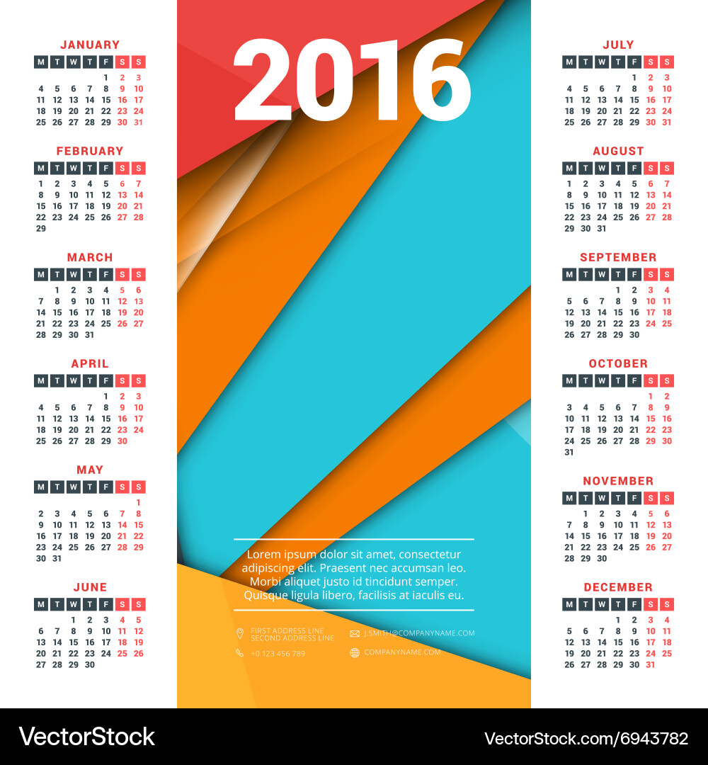 Design print template with abstract background vector image