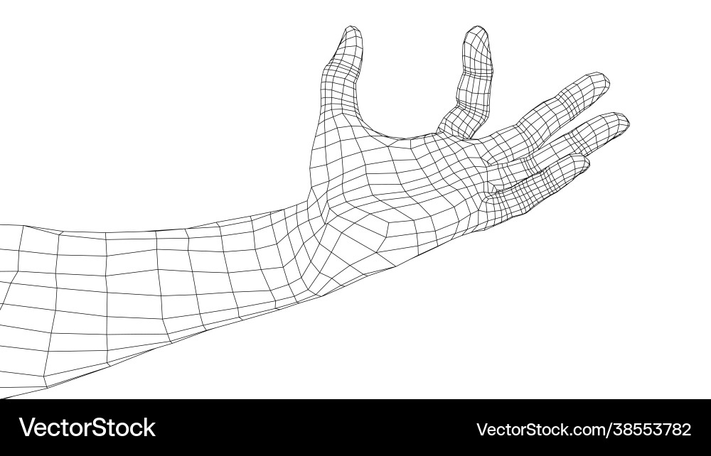 Hand hold some tiny or thin object Hand hold some tiny or thin object Vector Image
