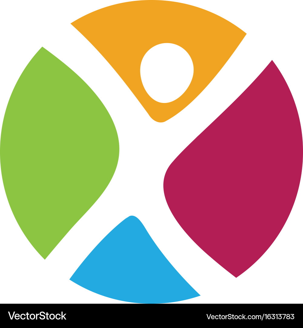 Community network and social icon design template Vector Image