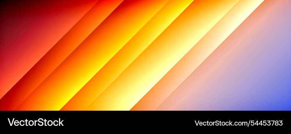 Dynamic shadow lines with gradient colors Vector Image