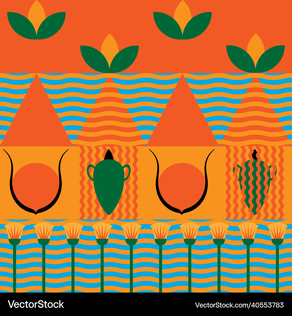 Seamless geometric pattern with elements Seamless geometric pattern with elements vector image