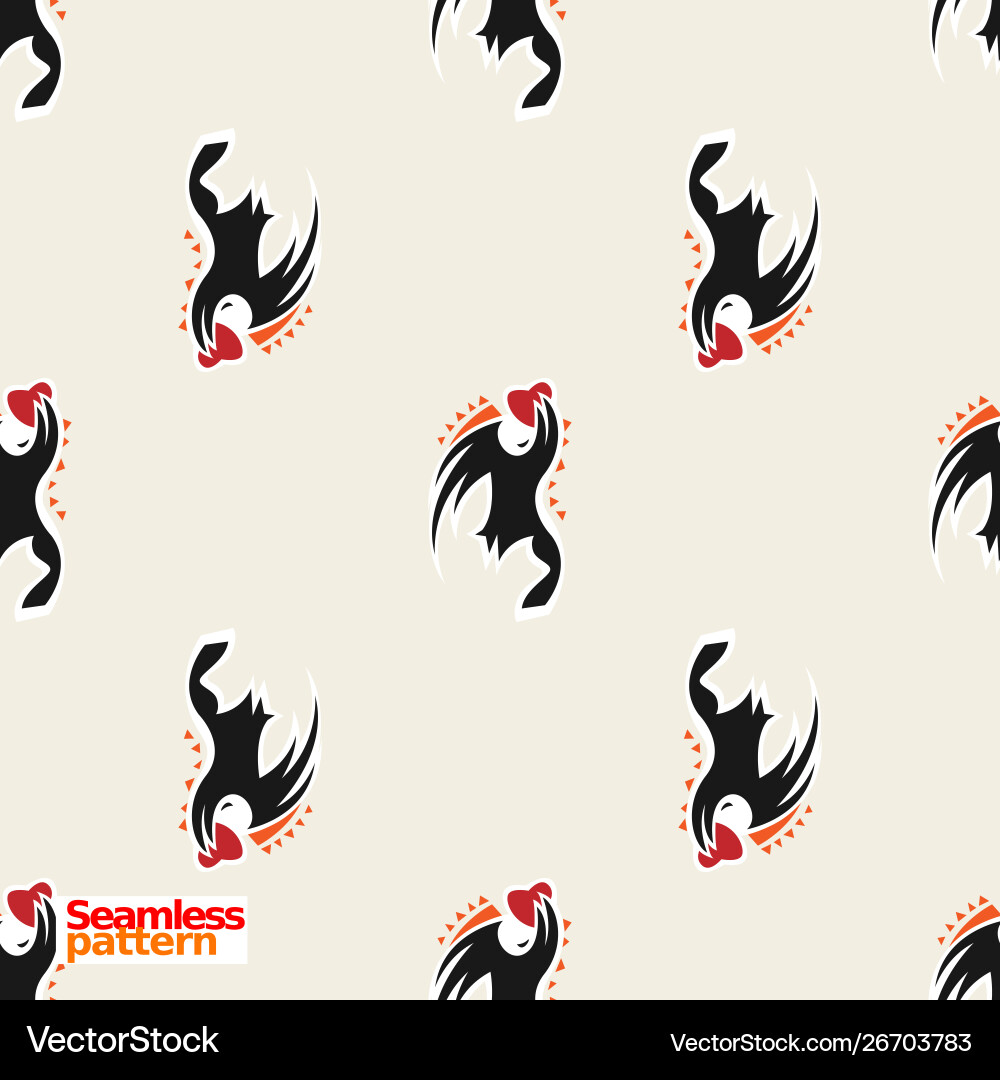 Seamless pattern vector image