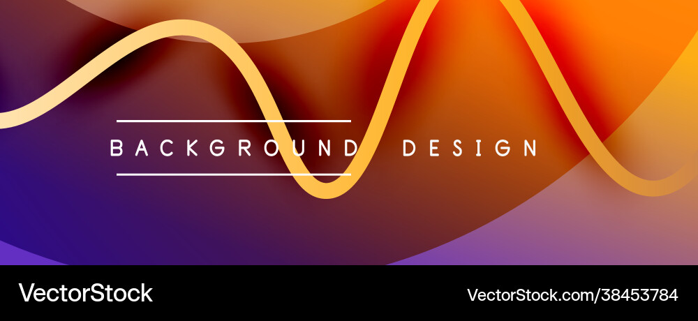 Abstract gradient background with wave line Abstract gradient background with wave line vector image