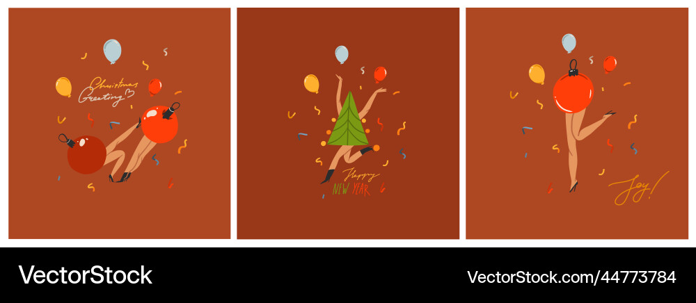 Hand gezeichnet abstrakte Grafik merry Weihnachten Hand gezeichnet abstrakte Grafik merry Weihnachten vektorbild