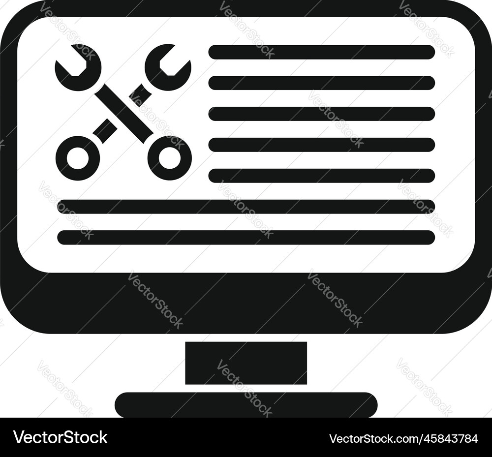 Help online document icon simple data Help online document icon simple data vector image