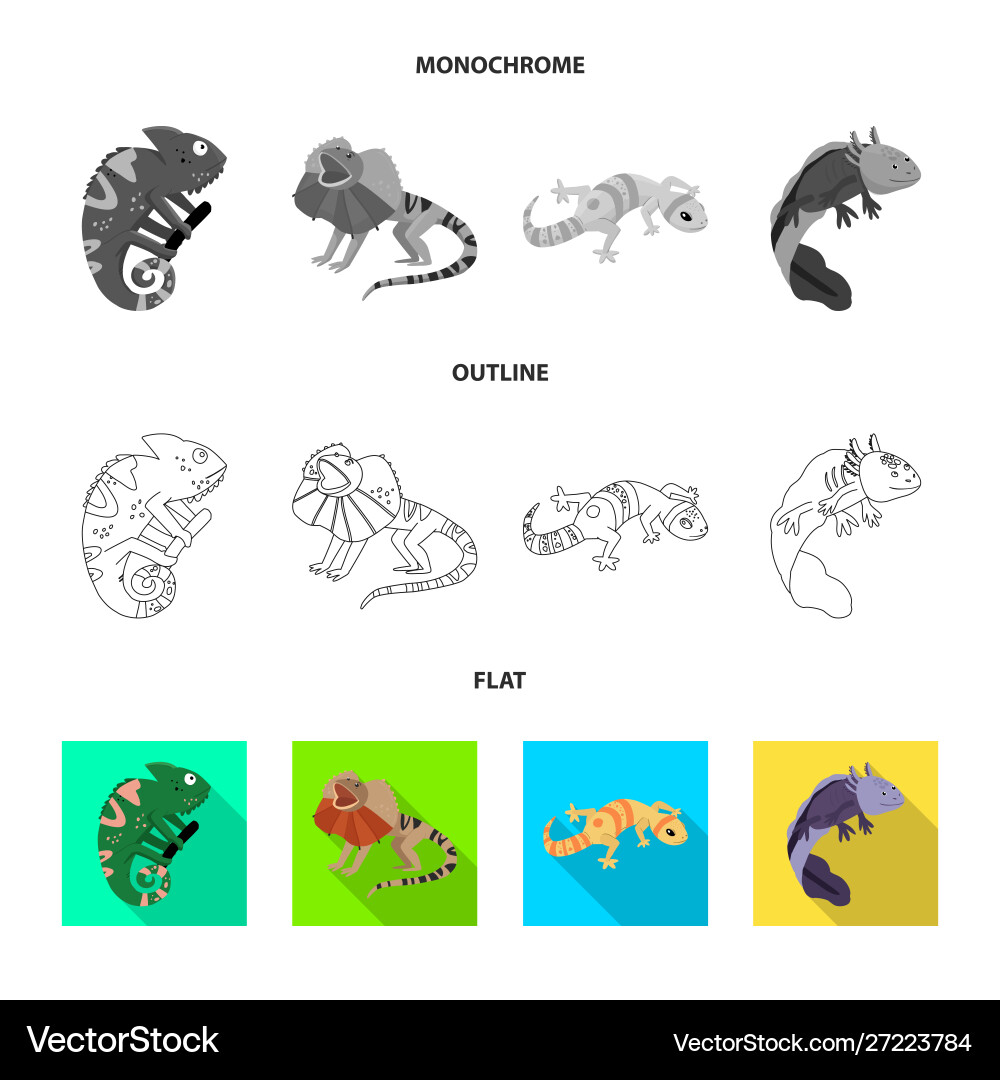 Isolated object tail and fauna symbol set Isolated object tail and fauna symbol set vector image