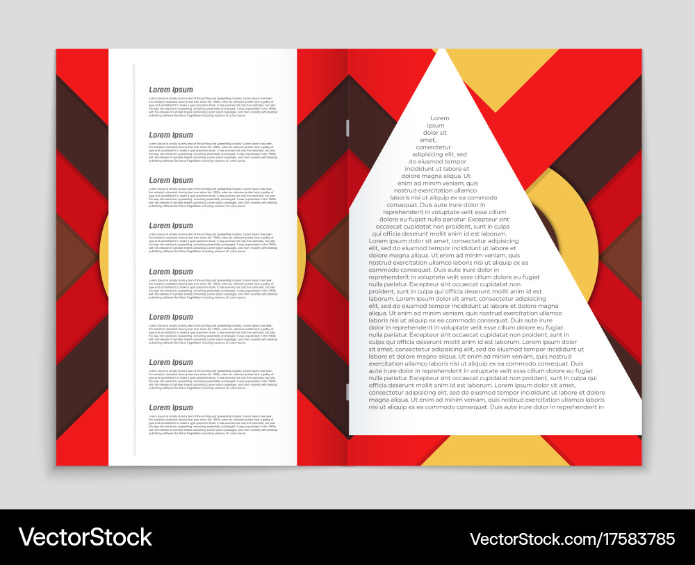Abstract layout background set for art Vector Image