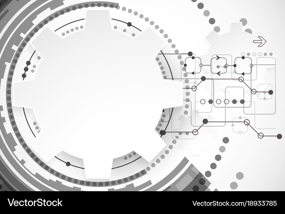 Abstract Technology Circuit Background vector image