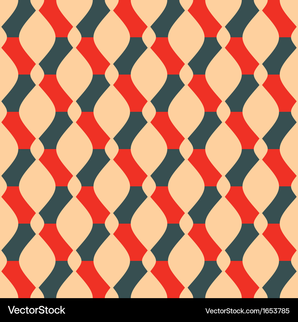 Geometric Scroll Pattern vector image