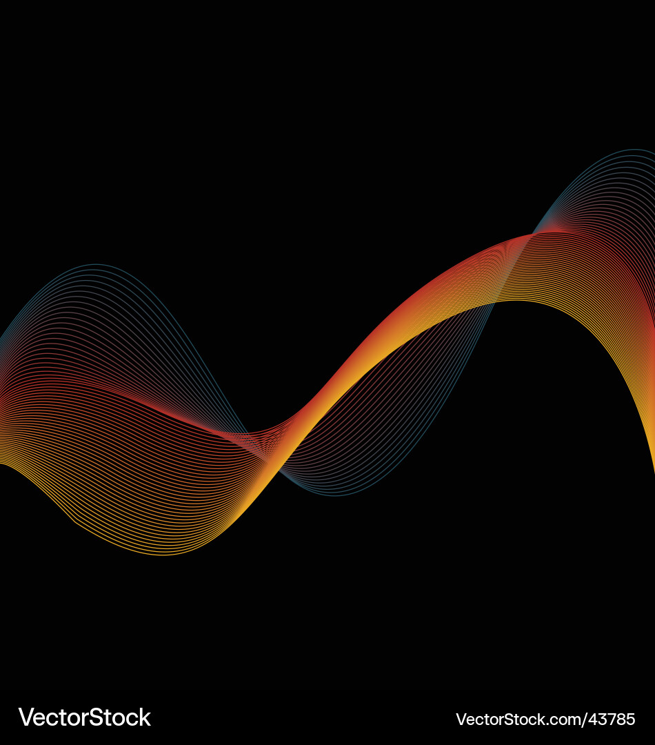 Gradient wave Vector Image