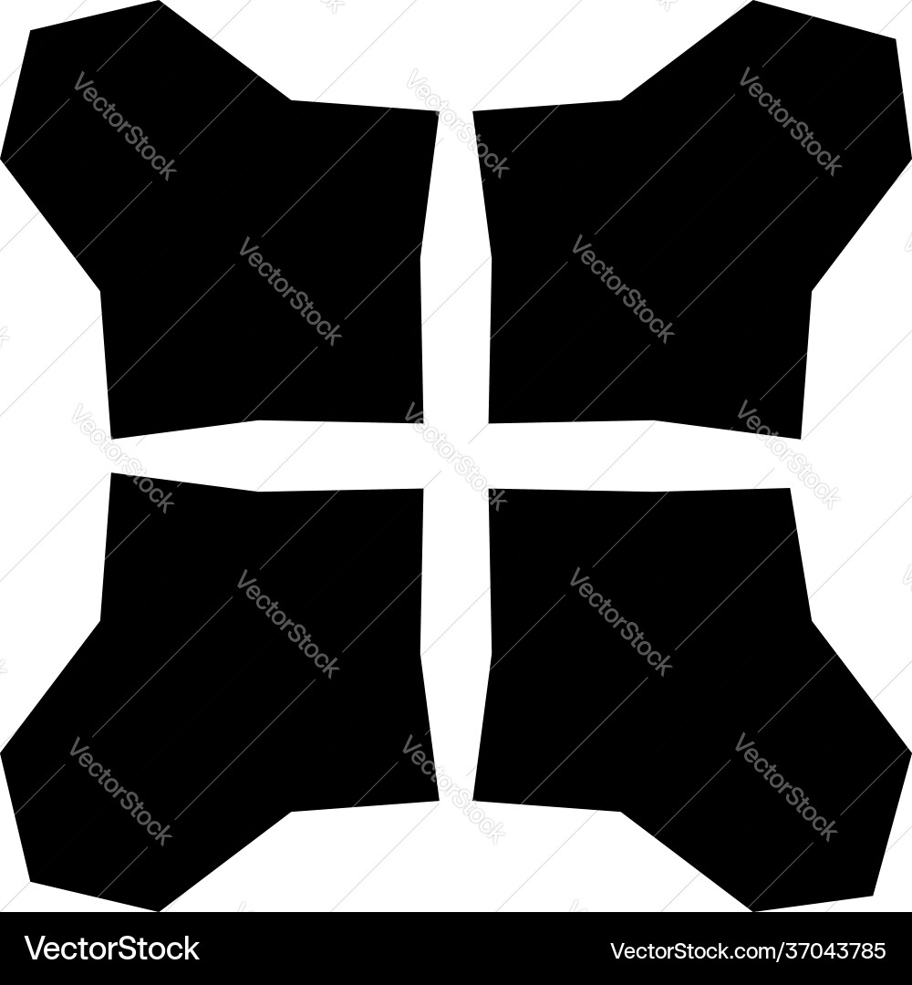 Simple decoration shape element abstract motif Simple decoration shape element abstract motif Vector Image