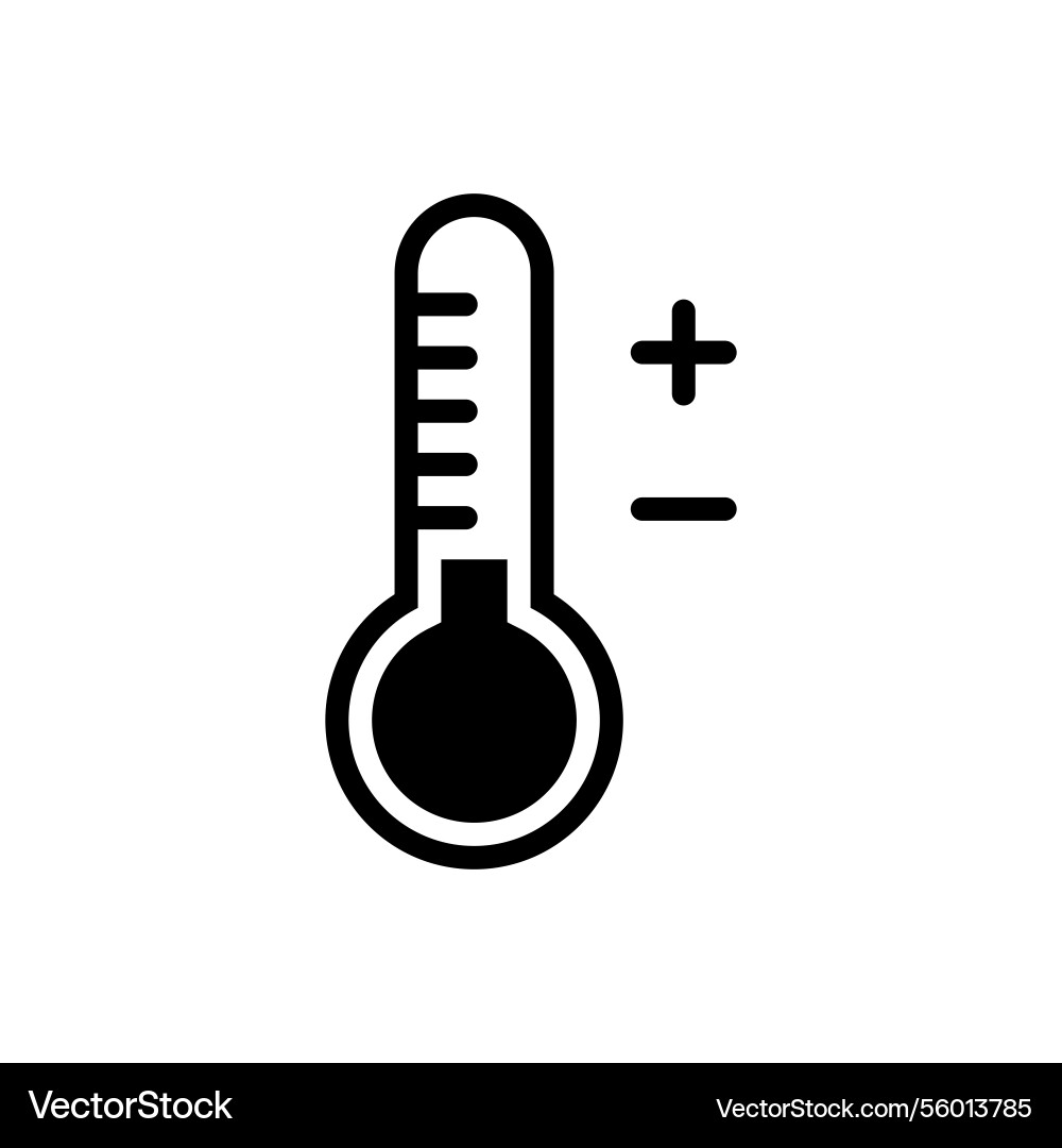 Thermometer Temperatursymbol Thermometer Temperatursymbol vektorbild