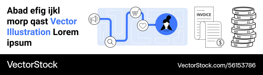 Financial data visualization with user profile Financial data visualization with user profile vector image