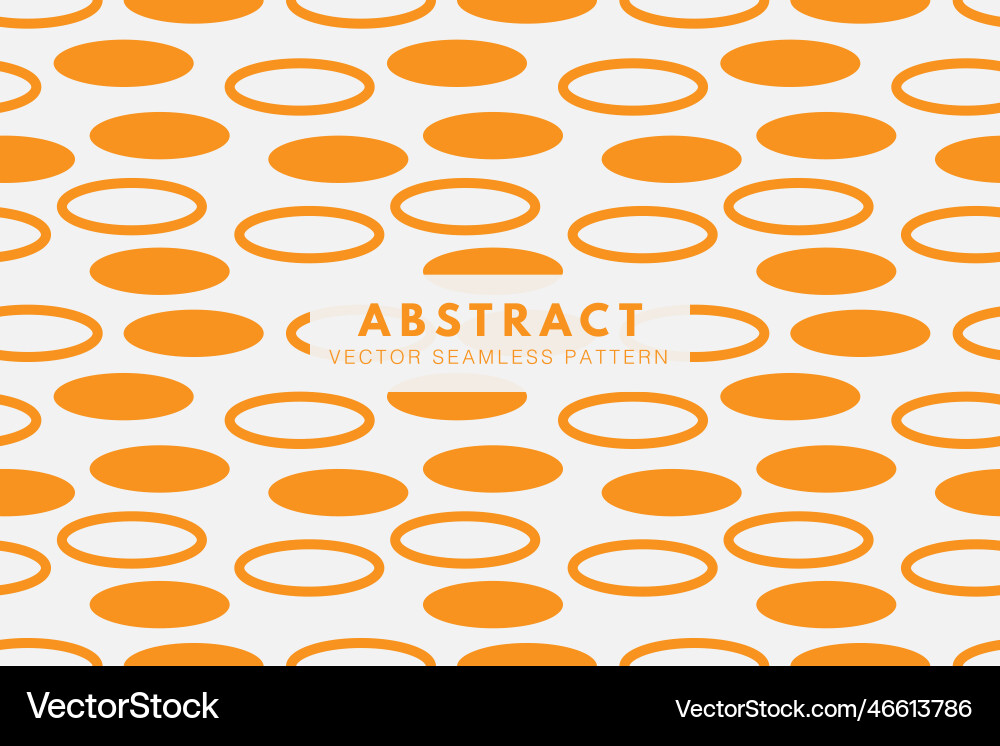Oblong shape abstract seamless pattern Oblong shape abstract seamless pattern vector image