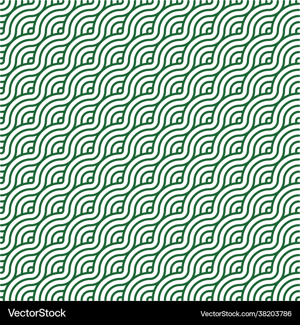 Overlapping wave pattern background image Vector Image