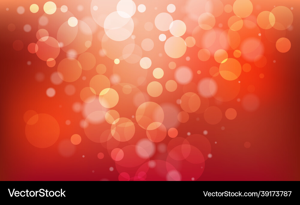 Abstract with bokeh lights effect vector image