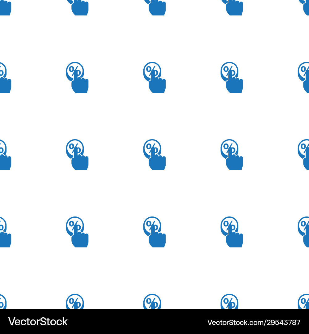 Click through rate icon pattern seamless isolated vector image