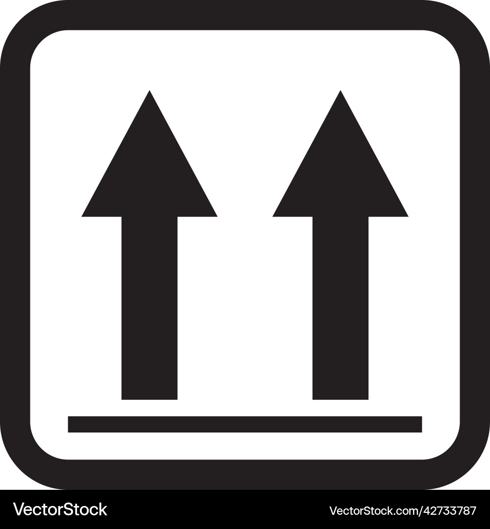 Fragile icon Vector Image