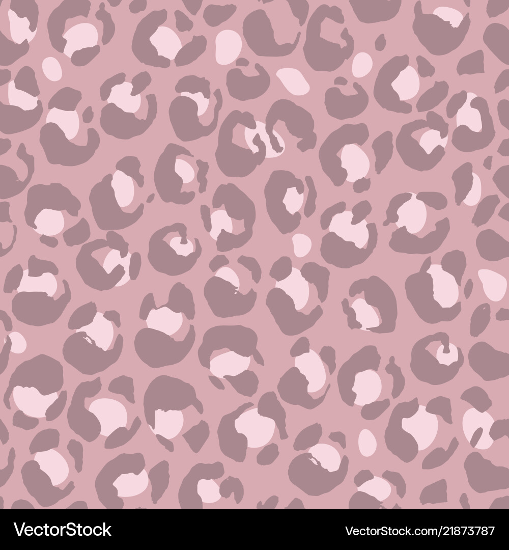 Leopard print seamless pattern Vector Image