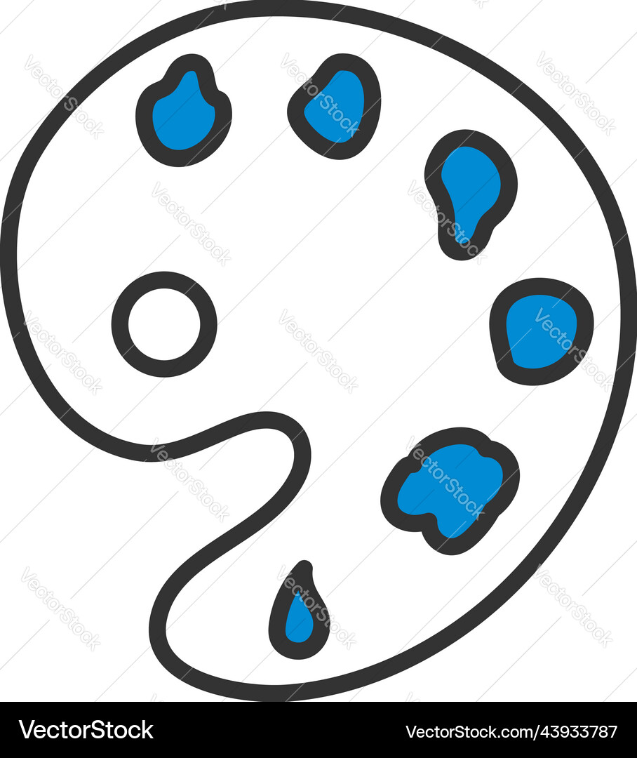Palette icon Royalty Free Vector Image - VectorStock