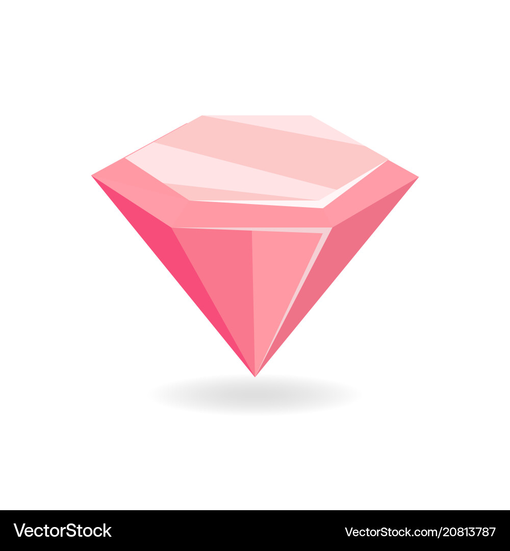 Pink Mineralglas aus Stein Pink Mineralglas aus Stein vektorbild