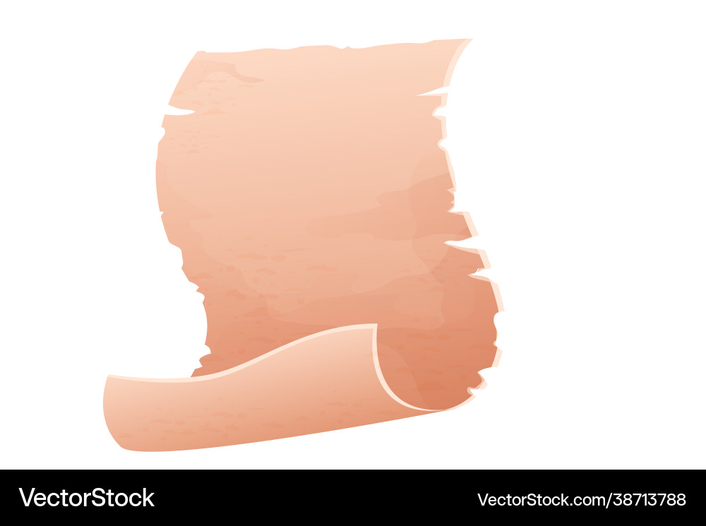 Parchment paper scroll papyrus empty frame Parchment paper scroll papyrus empty frame Vector Image