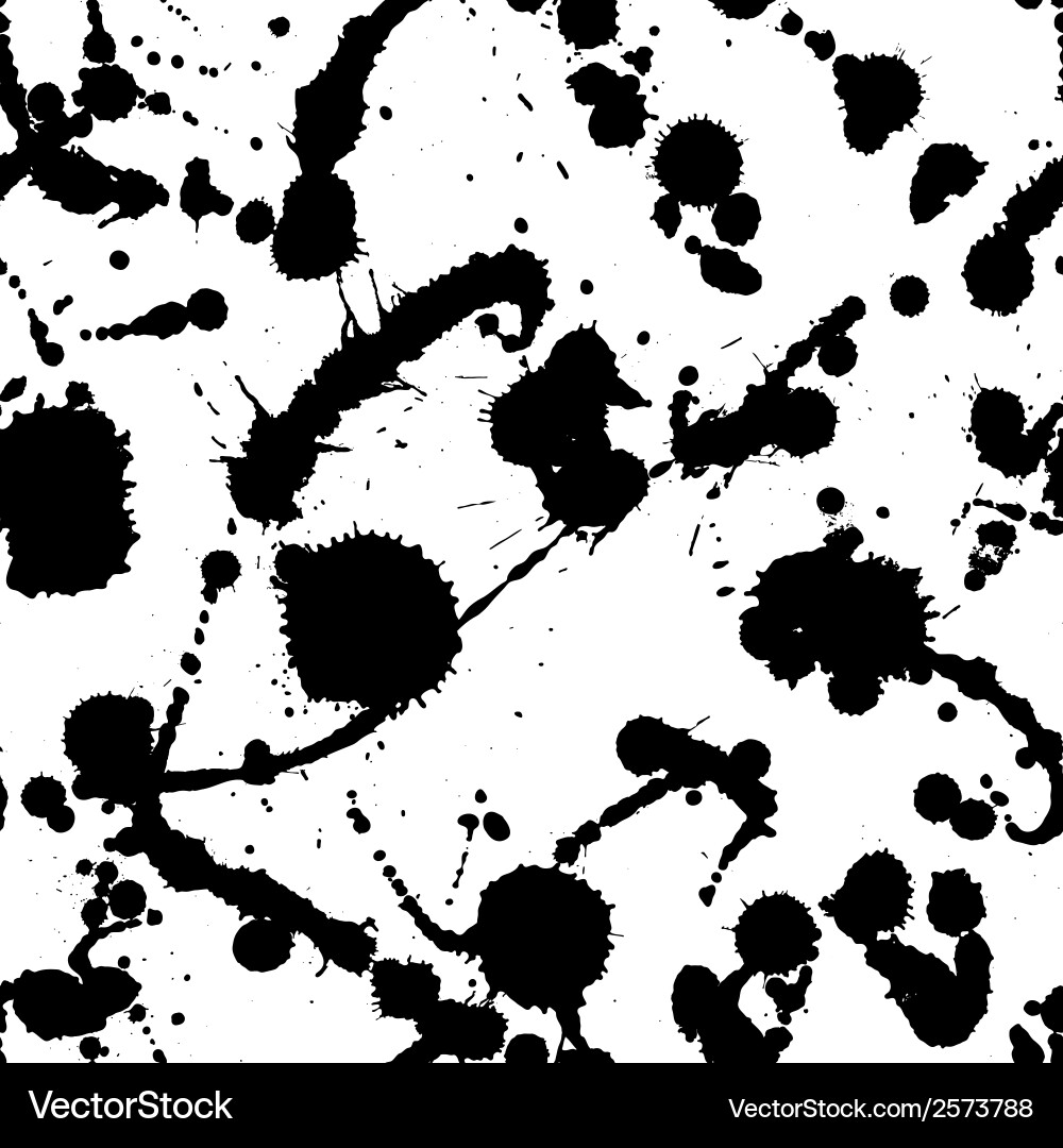 Seamless pattern with blots plus eps10 Vector Image