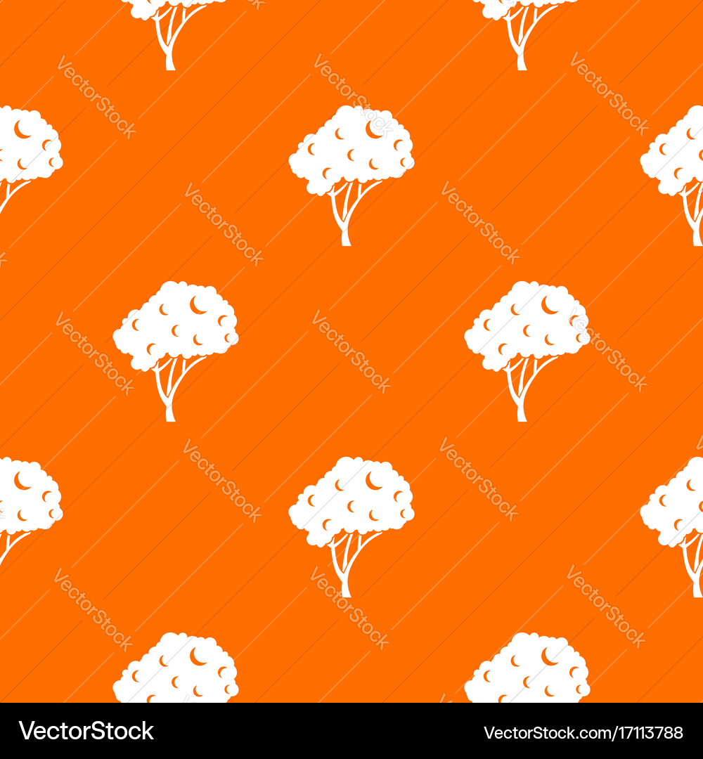 Tree pattern seamless Vector Image