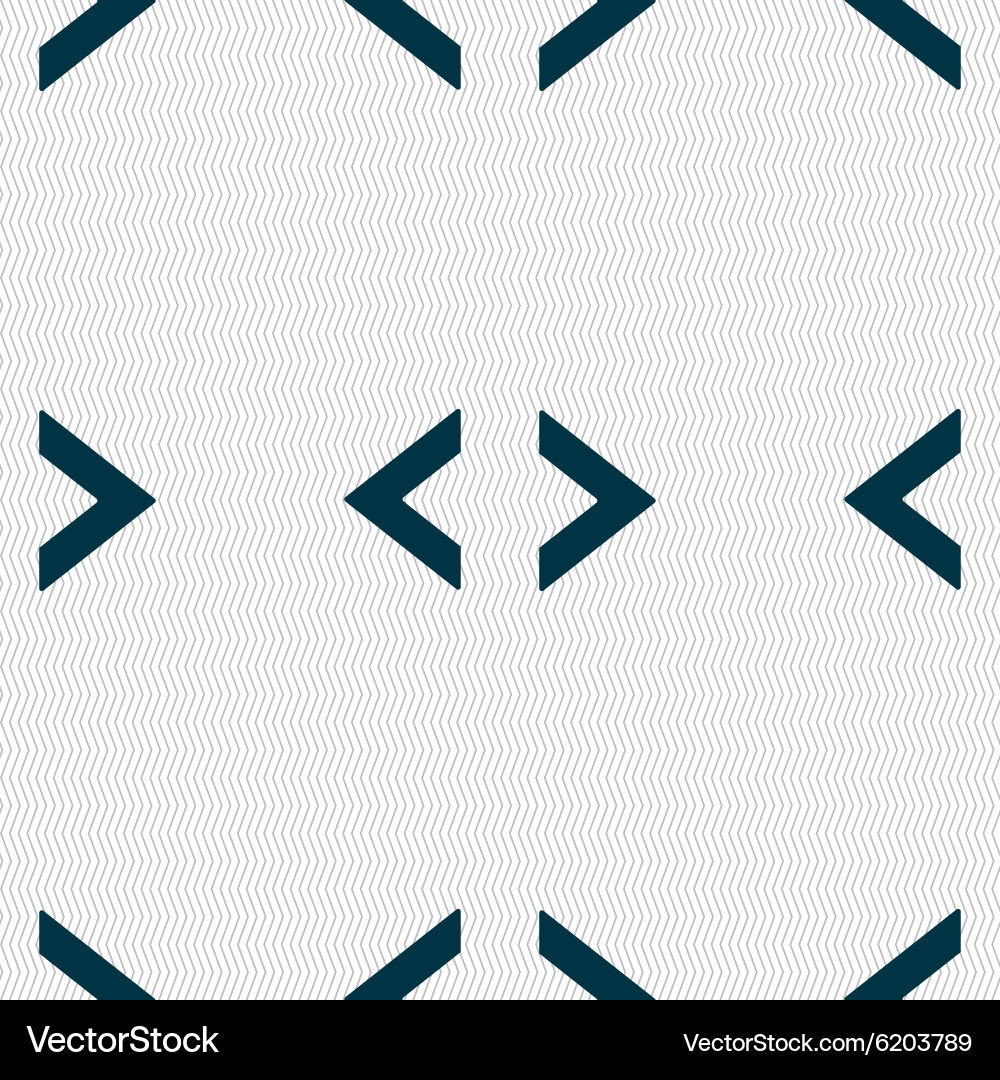 Code sign icon programmer symbol seamless abstract Vector Image