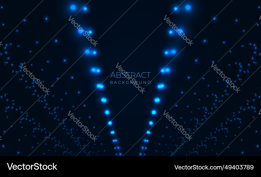 Digital technology particles network connection Digital technology particles network connection vector image